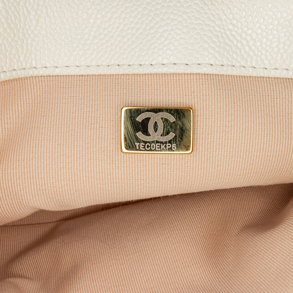 Pre-Loved Chanel Small Quilted Caviar Chain Melody Flap - Picture 6 of 10